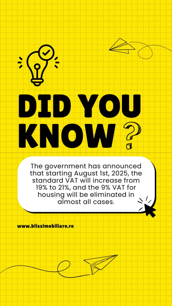 Hurry up! The 9% VAT is leaving, 21% VAT is knocking at the door