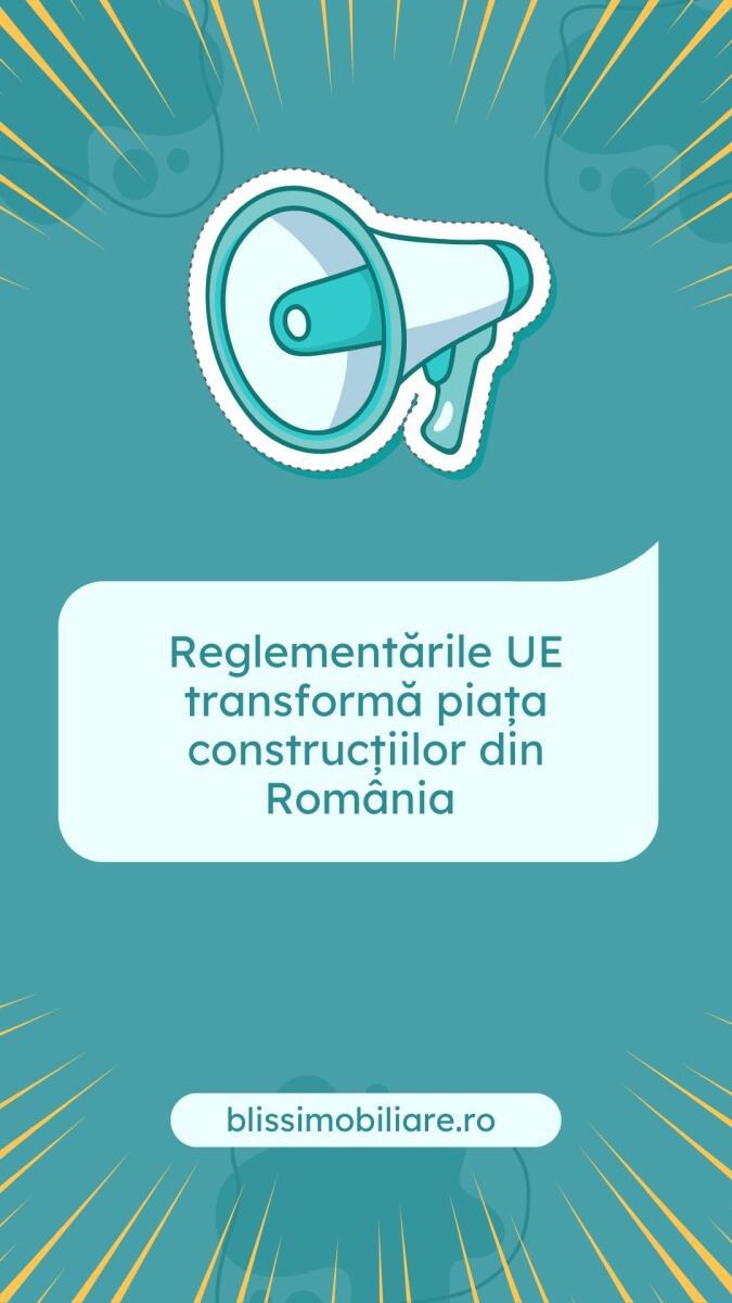 Reglementările UE transformă piața construcțiilor din România