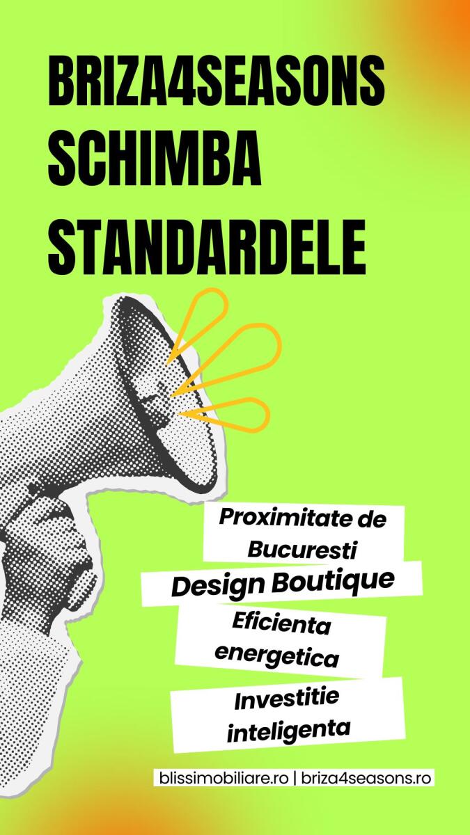 5 motive să alegi Briza4Seasons – vile boutique în Otopeni