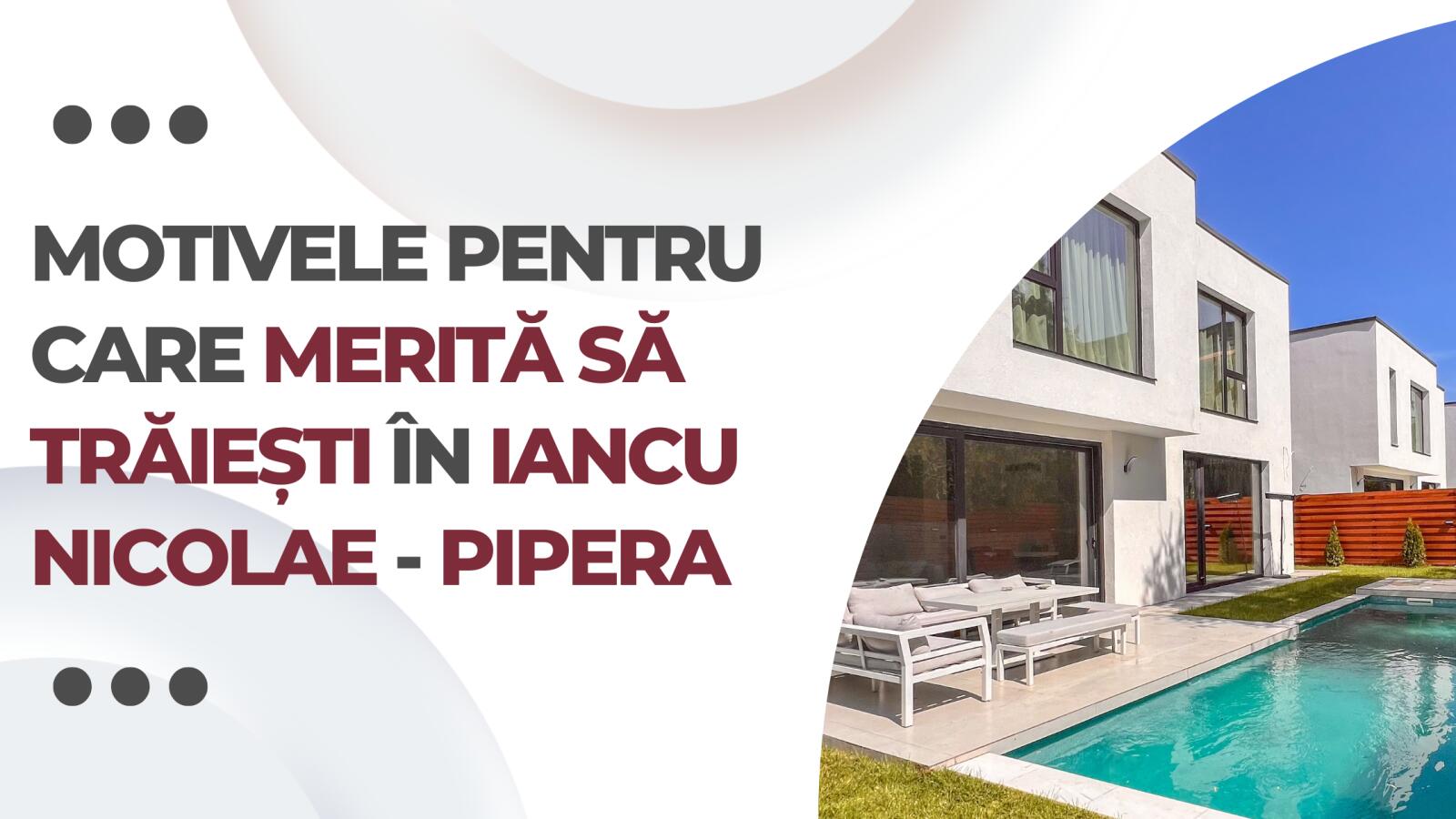 De ce tot mai multe familii aleg să se mute în Iancu Nicolae – Pipera