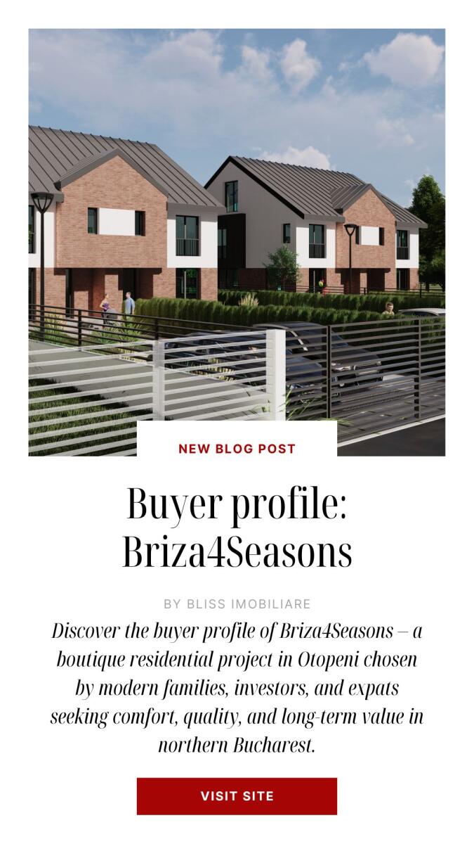 Buyer Profile for Briza4Seasons: Modern Families, Investors and Expats