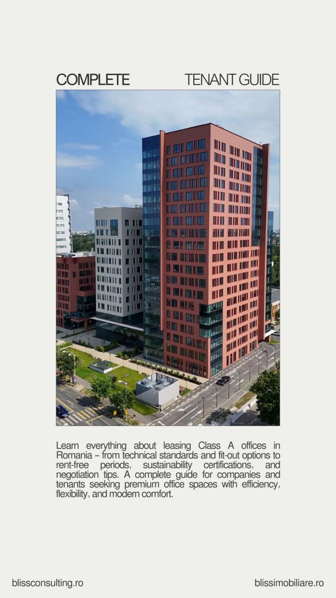Premium Class A Offices for Rent in Romania – A Complete Tenant Guide
