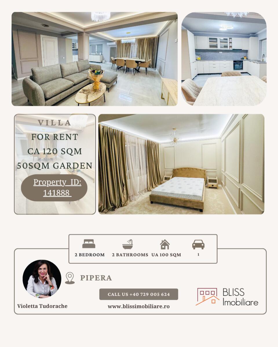 MODERN 2BEDROOM VILLA WITH PRIVATE GARDEN – PIPERA