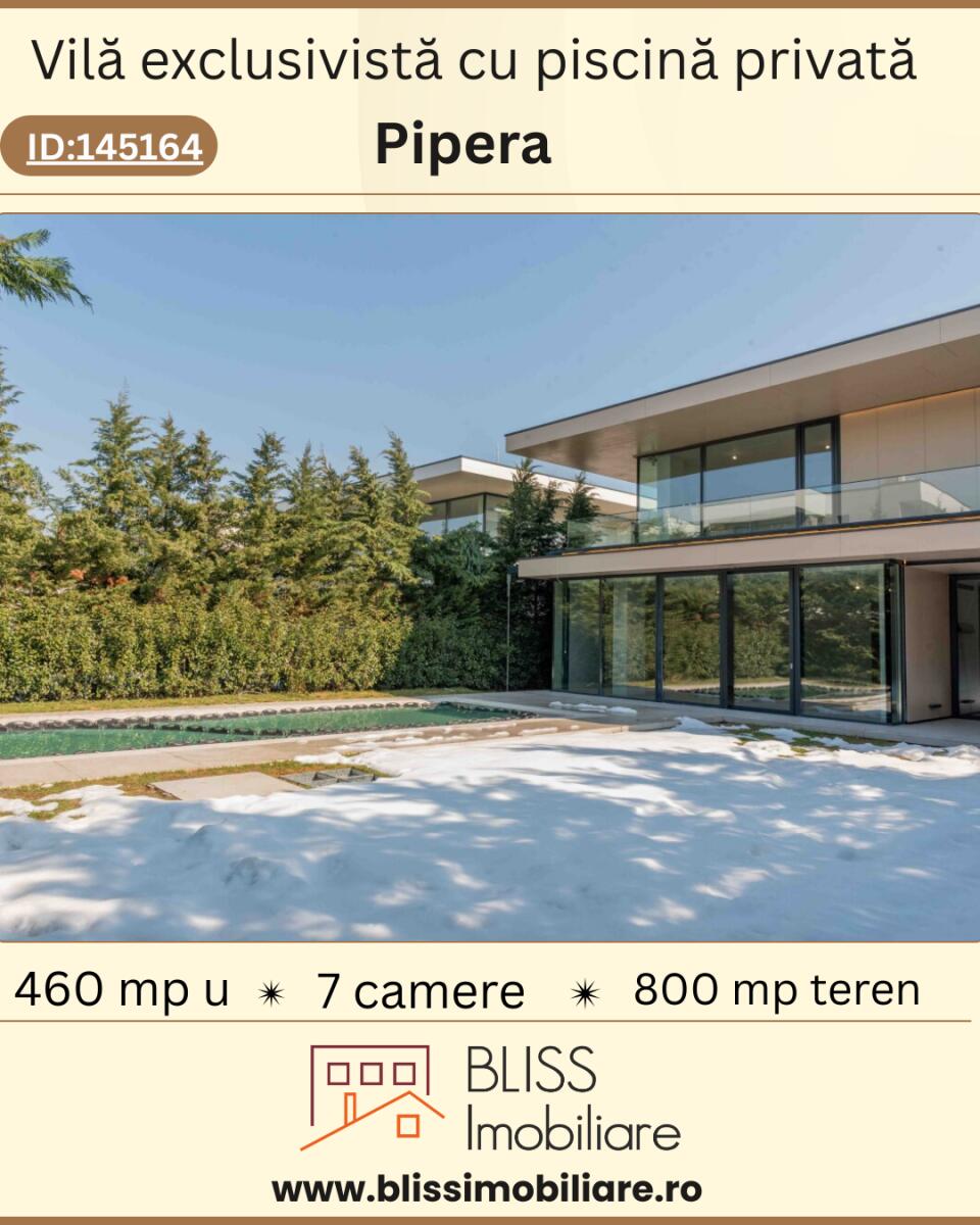 Vilă smart cu piscină lângă Iancu Nicolae – de vânzare