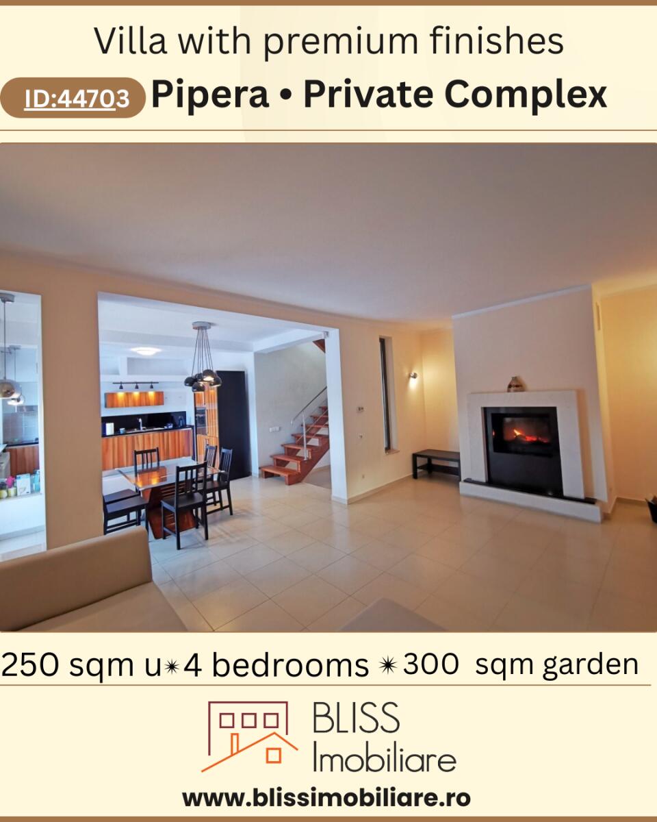 Family villa for rent in Pipera – Iancu Nicolae