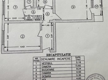 de vanzare apartament 2 camere #102067 - BLISS Imobiliare
