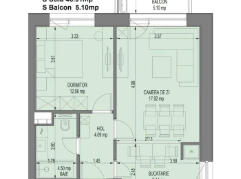 for sale 1 bedroom apartment #145433 - BLISS Imobiliare